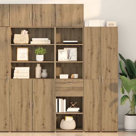Highboard Artisan-Eiche 50 x 42,5 x 185 cm Holzwerkstoff (1/5)
