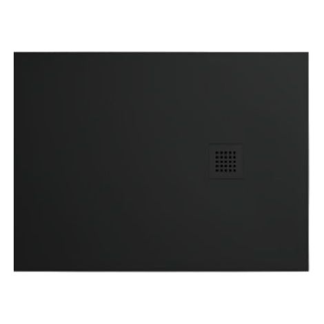 Piatto doccia 80x100 h.3 in ceramica nero opaco Ceramic.30 di (1/4)