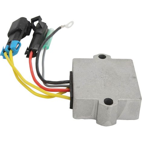 Régulateur de tension 5 fils en alliage d'aluminium, remplacement pour moteurs hors-bord Mariner 4 temps 30 40 50 60 CV (1/5)