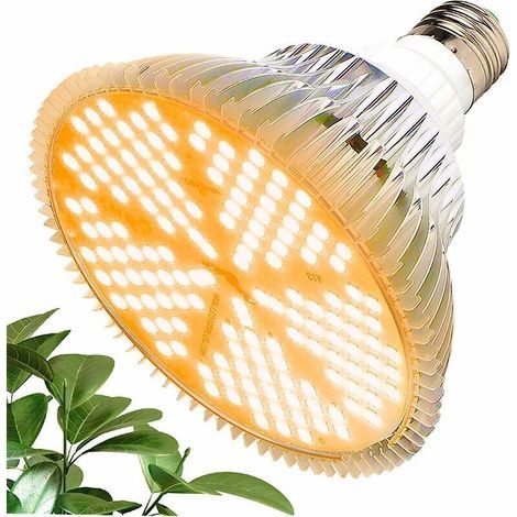 Lampe de Croissance 150W Lampe de Plante 120LED Lampe Horticole Sunlike Spectre Complet Lampe Plante Croissance E27 Led Pour Plante Interieur Serres Jardin Semis, Croissance, Floraison (1/3)