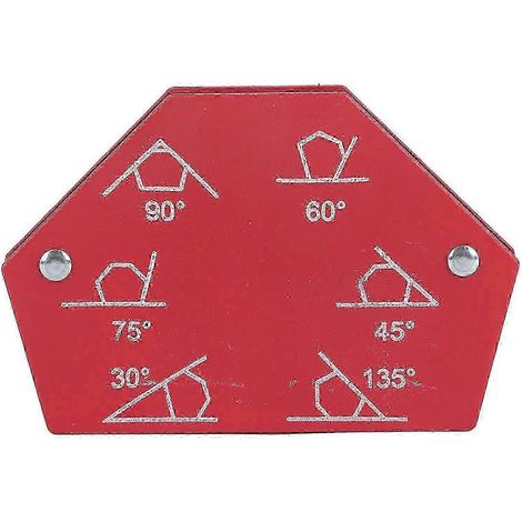 Localisateur magnétique de soudage, aimant fixe, support de soudage à angle droit, outils à ventouse, 25 lb (1/4)