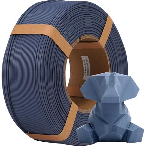 Mat PLA Refill Filament 1.75mm 1KG pour Imprimante 3D, Gris Foncé (1/5)