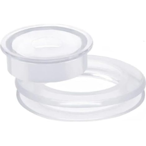 Lot de 2 anneaux et capuchons en silicone transparent de taille standard pour table de terrasse, cour, table de patio, anneau et capuchon pour parasol (5,1 cm) (1/5)