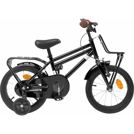 Teenpull – Kinderfahrrad 14 Zoll für 3-5 Jahre alt Schwarz (1/5)