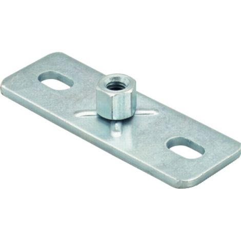 Fischer Grundplatte GPL M8 - Stahl verzinkt - 30 x 80 mm - 79665