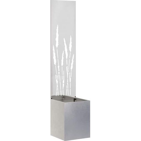Écran de confidentialité de jardin Fretwork Argent 32 x 140 cm CFW637076 (1/5)