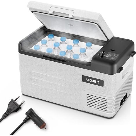 28L Portable Electric Cooler, 12 V Camping Fridge, -20°C to 20°C Electric Cooler for Car, Home, Dorm, Truck, Boat (1/5)