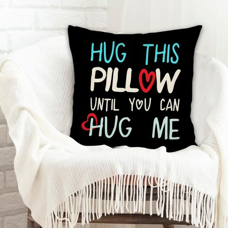Coussin décoratif résistant au lavage pour petit ami, mari, fiançailles couples