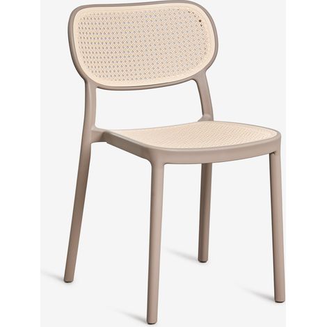 Silla de comedor apilable en polipropileno Omara SKLUM