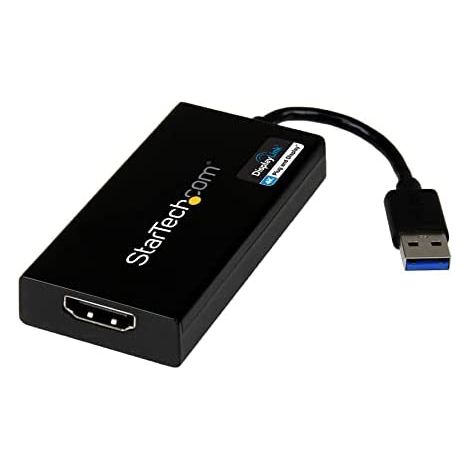 StarTech.com Adattatore da USB 3.0 a HDMI - 4K 30Hz Ultra HD - Certificato DisplayLink - Convertitore per monitor da USB Type-A a HDMI - Video esterno e scheda grafica - Mac e Windows (1/5)