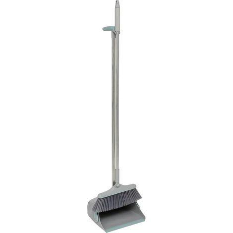 Balai & Pelle Avec Réservoir "Pivotant" 110cm Gris (1/5)