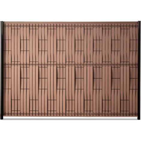 Kit de ocultación composite trenzado Universal -Marrón 2,5m largo x 1,5m de altura (1/2)