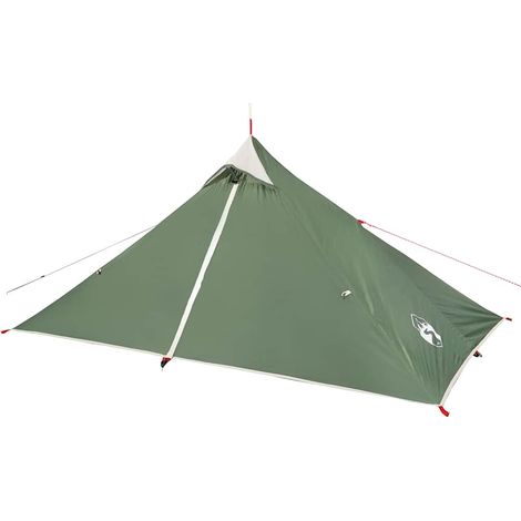 vidaXL Tienda colgante tipi para 1 persona impermeable verde (1/2)