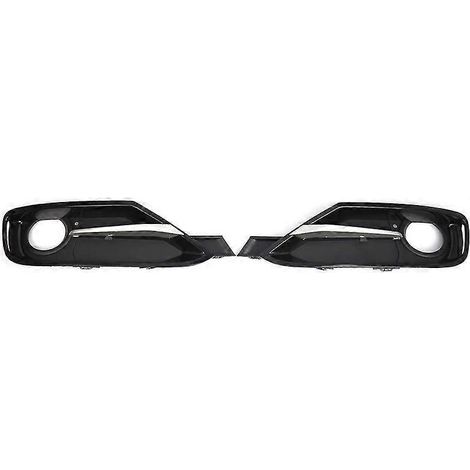 Nebelscheinwerfer-Schutzgitter links und rechts mit Chromleiste, passend für BMW 3er F30 F31 (2011–2017), Teilenummern: 51117300737 und 51117300738 (1/5)