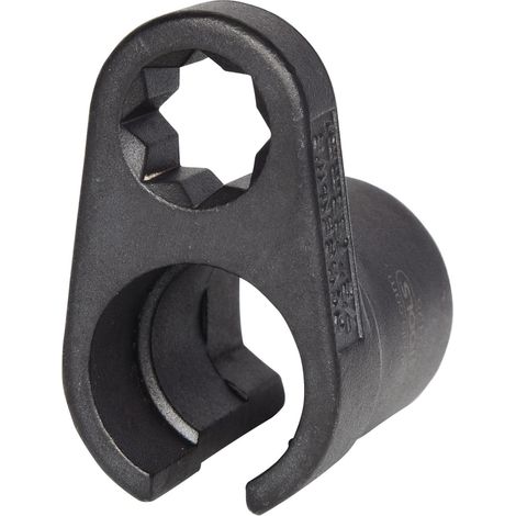 Kstools – Douille longue plate 1/2' pour sonde lambda 22,0 mm – Longueur 48 mm – Compatible tous véhicules – Normes DIN 3120, ISO 1174