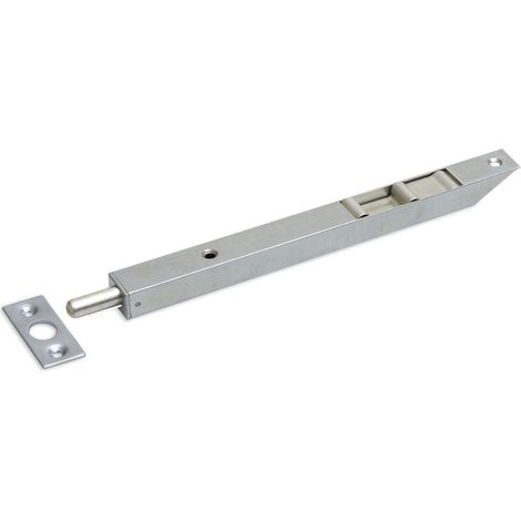 Rohrkantriegel mit Schiebemechanismus verzinkt 160 x 17 x 12 mm