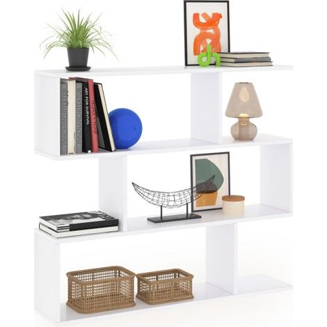 Estantería de diseño modular 97 cm Zoe Low Blanco Brillo (ancho) x 97cm (alto) (1/5)