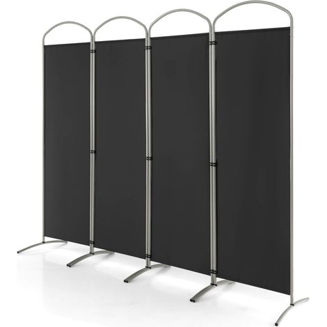 4 Panel Room Divider 188cm Folding Privacy Screen Portable Freestanding Divider (1/5)
