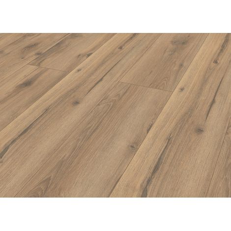 Classen Designboden HydroClick 128,5 x 19,2 cm 9 mm Taupeiche Laminat (1/2)
