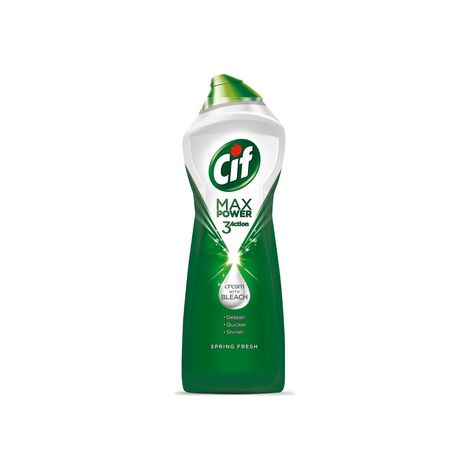 Leche limpiadora Cif Max Power Spring Fresh con blanqueador 1000 g