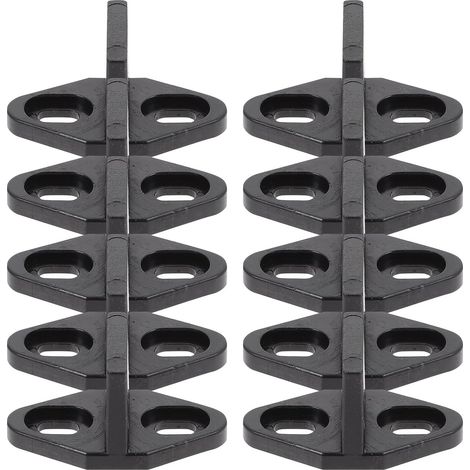 10 pièces guide de sol pour porte de grange coulissante, POM (1/5)