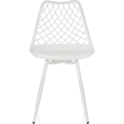 [NEUWERTIG] B-Ware Hjh Living Outdoorstuhl Gartenstuhl Stuhl Esszimmerstuhl Kunststoff Weiß