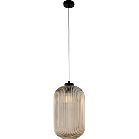 Piantana in oro e cristallo 1 luce con paralume dm.45 Ruben (1/3)