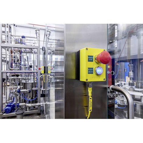 Bouton d'arrêt d'urgence Siemens 3SU1, Montage en surface ( Prix pour 1 ) (1/2)