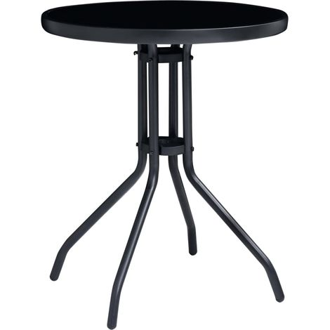 Maison Exclusive - 3-tlg. Bistro-Set Schwarz und Anthrazit