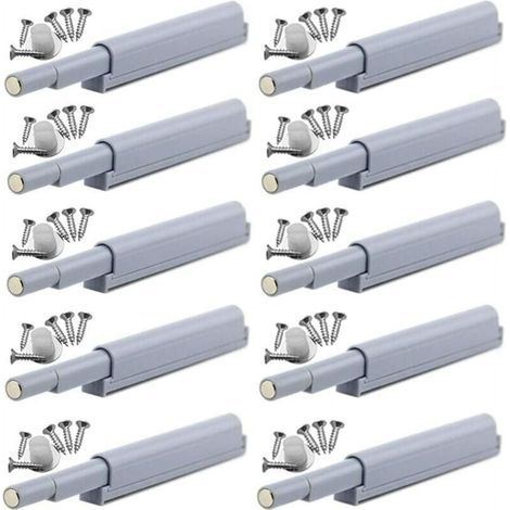 Loquets magnétiques Push-to-open Ouvre et ferme la porte d'une simple pression (10pcs) (1/4)
