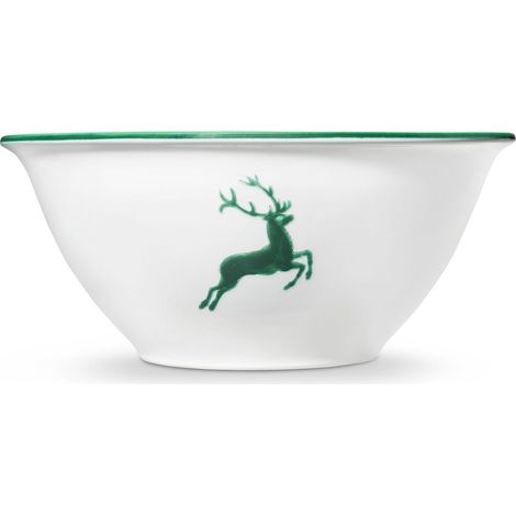 Gmundner Keramik Grüner Hirsch, Salatschüssel (Ø 33cm)