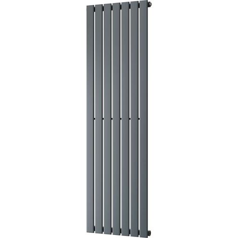 Typhoon - Anthracite Vertical Radiator H1600mm x W476mm Single Panel (1/3)