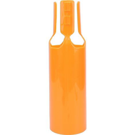 Accessorio per soffiatore di foglie, prolunga per ugello turbo, adattatore universale da 2 a 4 pollici per la pulizia di prati e vialetti (giallo) (1/5)