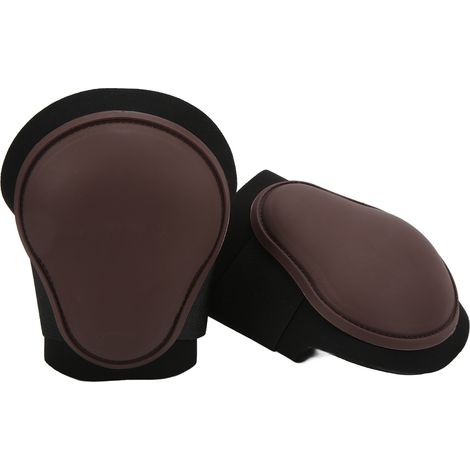 Ensemble de 1 paire de guêtres pour tendons de cheval, souples, antidérapantes et faciles à fixer. Guêtres pour boulets de cheval, marron, membres postérieurs, taille L. (1/5)