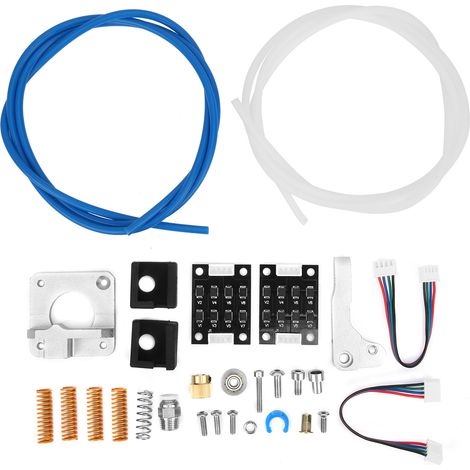 Extruder - CR11 CR10S 3D Printer Replacement Part - PETG Tube Silicone Cover Aluminium Block - 1 Unit (1/5)