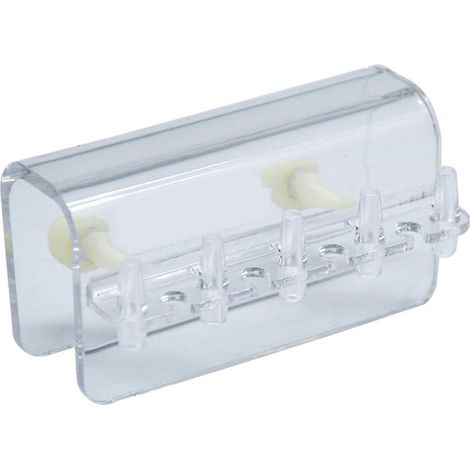 Transparente Schlauchhalterung für Aquariendosierpumpen, Schlauchschelle zur Befestigung von PC-Schläuchen, Fischzubehör (1/5)