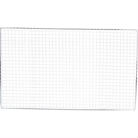 Chrome-plated stainless steel barbecue grill net, easy to clean, rust-resistant for picnics and BBQs (1/5)