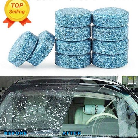 Lot de 10 pastilles nettoyantes pour essuie-glaces de voiture, accessoires de nettoyage pour vitres de BMW E89 E61 E60 F82 M4 E38 E65 E63 i8 et i3 E39 F33 F36 (1/5)