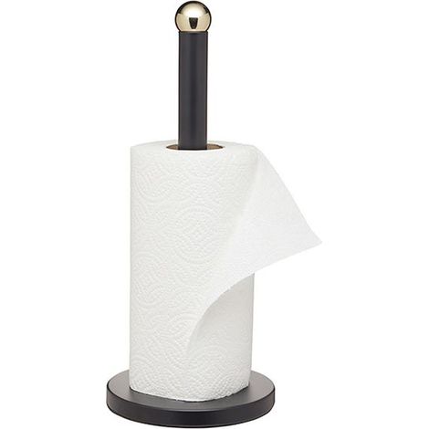 MasterClass Black and Brass Finish Towel Holder 35cm (1/2)