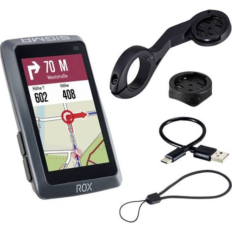 [GEBRAUCHT] B-Ware Sigma Fahrrad-Navi ROX 12.1 EVO Bluetooth GPS GLONASS Europa 3 Zoll grau 110g (1/2)