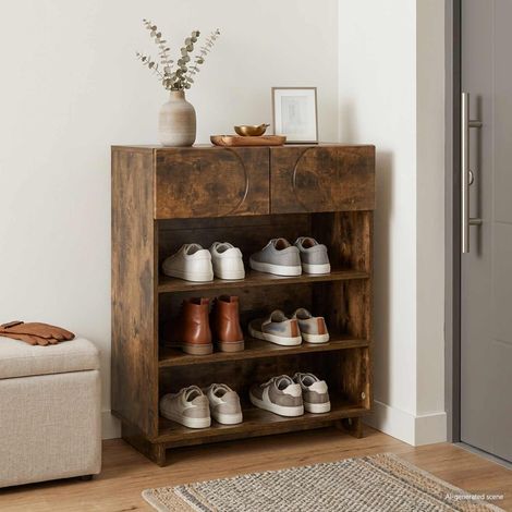 vidaXL Mueble zapatero 73 x 38 x 87,5 cm Madera tecnológica (1/5)
