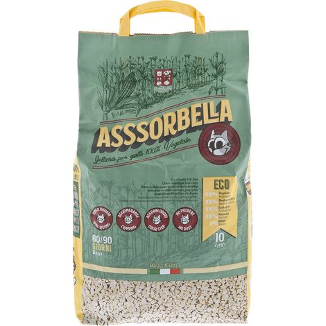 Gemüsestreu Absorbella 10l für Katzen