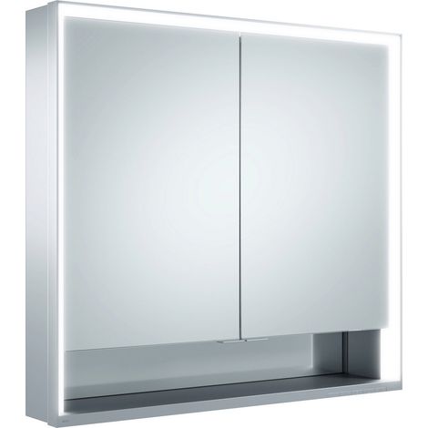 KEUCO Royal Lumos armario con espejo 2 puertas, puerta corta,