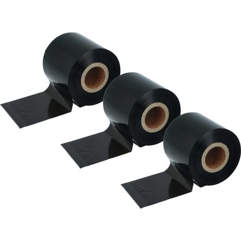vhbw 3x Thermal Transfer Ribbon compatible with Printronix T5308 Printer Label Printer - Thermal Ribbon, 60 mm x 300 m, Black (1/4)