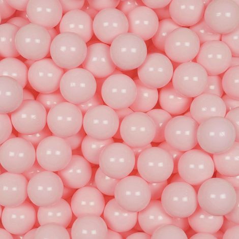 Palline giocattolo ø7cm 25pz rosa chiaro (1/4)