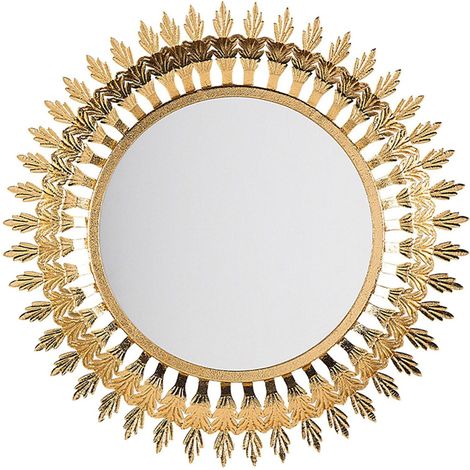 Wall Mirror VOREY 60 cm 60 cm Metal Gold