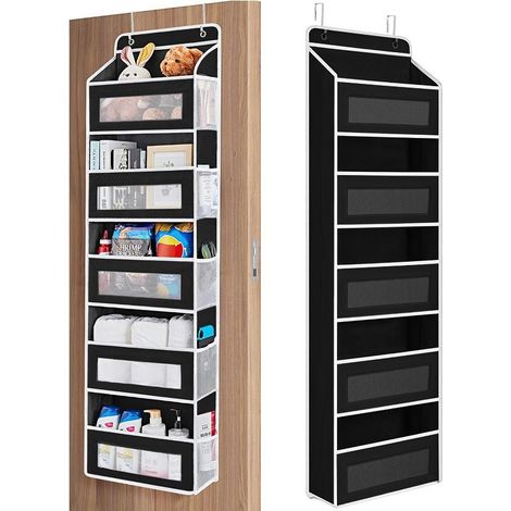 Organisateur suspendu porte avec 5 poches, rangement jouets cosmétiques bébé salle de bain chambre dortoir (1/5)
