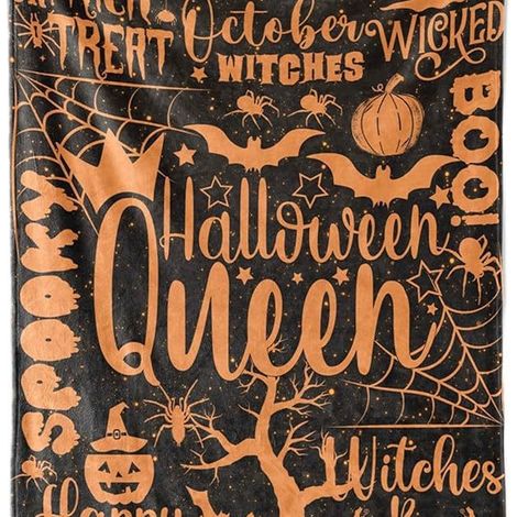 Couverture d'Halloween 75 cm x 100 cm, idéale pour les lits de fête - 76 (1/5)
