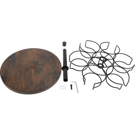 Organisateur de tasses rotatif à 360 degrés, porte-gobelets à 6 emplacements pour bouteilles d'eau, support de comptoir pour gobelets de 750 à 1200 ml (25 à 40 oz) (1/5)
