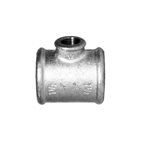 130R - Tee riduzione 1"1/4 x 1/2 x 1"1/4 in ghisa zincata 13025636